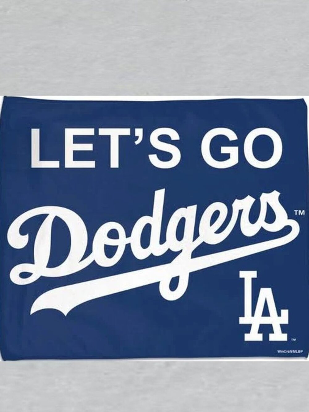 Los Angeles Dodgers Rally Towel Measures 15 x 18 inches